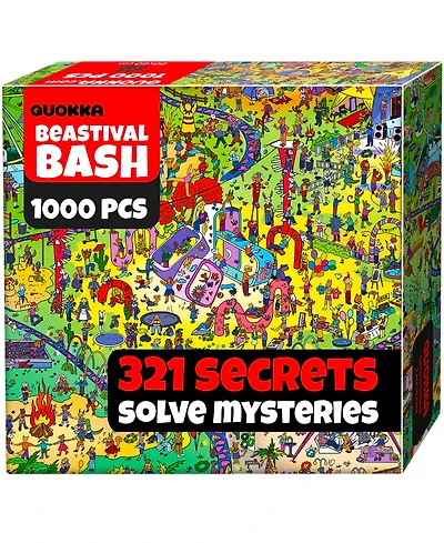 Quokka 1000 Piece Jigsaw Puzzle for Adults – Themed Puzzles with Bonus Challenges