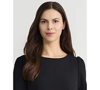 Kasper Women's Puff-Sleeve Sheath Dress