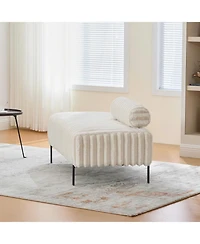 Streamdale Furniture 49.6" Mini Loveseat - Small Sofa/Bench with Adjustable Back