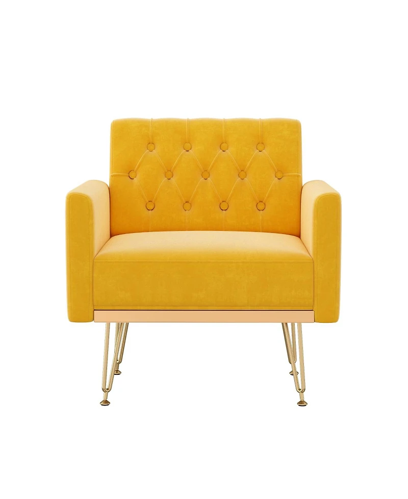 Streamdale Furniture Velvet Armchair Single Chair