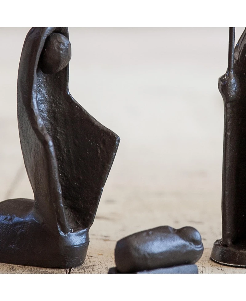 Danya B. 6 pc. Iron Nativity Set, Family and Kings