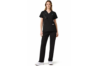 Jaanuu Women's UltraLAST Essential Performance 6-Pocket Scrub Set