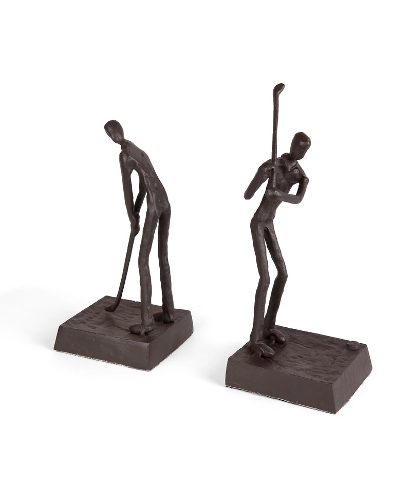 Danya B. Golfers Iron Bookend Set - Golf Home and Office Decor