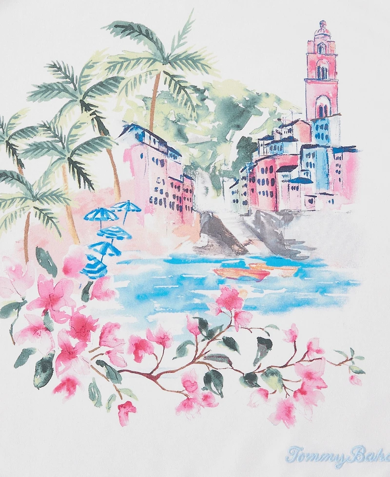 Tommy Bahama Home Scenic Cotton Decorative Pillow, 20" x 20"