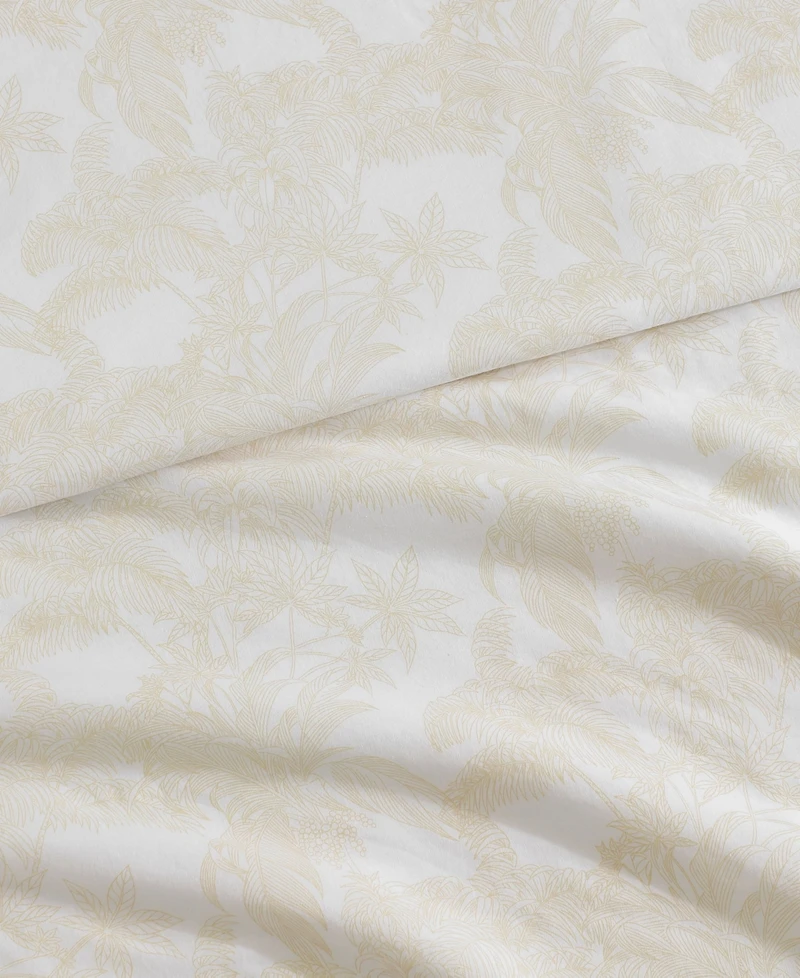 Tommy Bahama Home Legacy Fronds 200-Thread Count Washed Cotton 4-Pc. Sheet Set, Queen