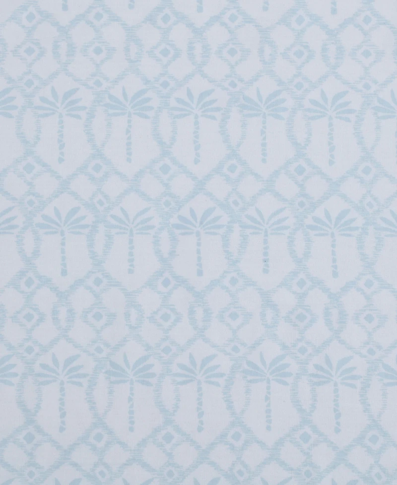 Tommy Bahama Home Palm Tree Ikat 200-Thread Count Washed Cotton 4-Pc. Sheet Set, King