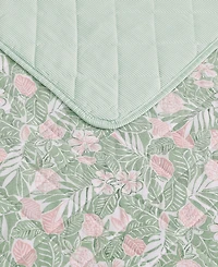 Tommy Bahama Home Pineapple Bloom Cotton Reversible 3-Pc. Quilt Set