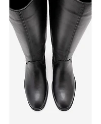 Forever and Always Shoes Women's Ruiz Leather Knee High Boot