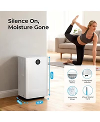 Cowsar 25 Pint Dehumidifier, 38dB Quiet, 3 Modes, Drain Hose