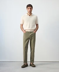 Mango Men's Ben Cropped Tapered-Fit Jeans