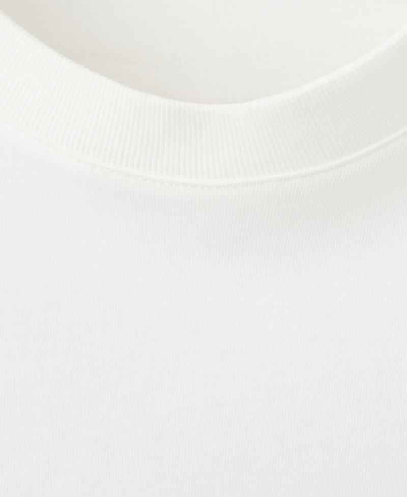 Mango Men's Cotton Graphic T-Shirt