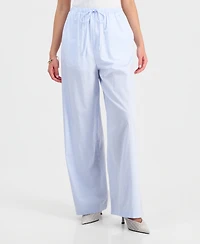 And Now This Women's Cotton Wide-Leg Pants, Macy's Exclusive