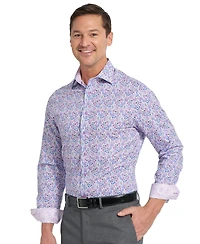 Nick Graham Men's Brighton Floral Print Dress Shirt