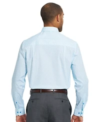 Nick Graham Men's Woven Mosaic Geometric Dress Shirt