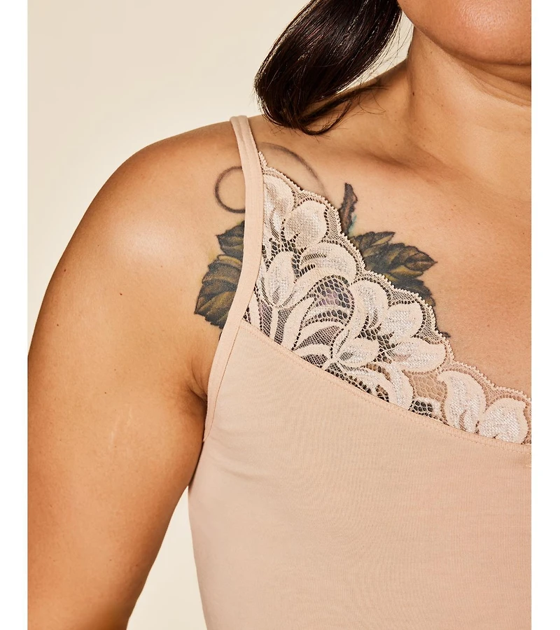 Meadow Women's Luna Lace Cotton Cami 2PK