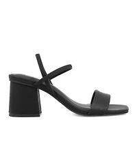 Mia Women's Elastic Ankle-Strap Dress Sandals