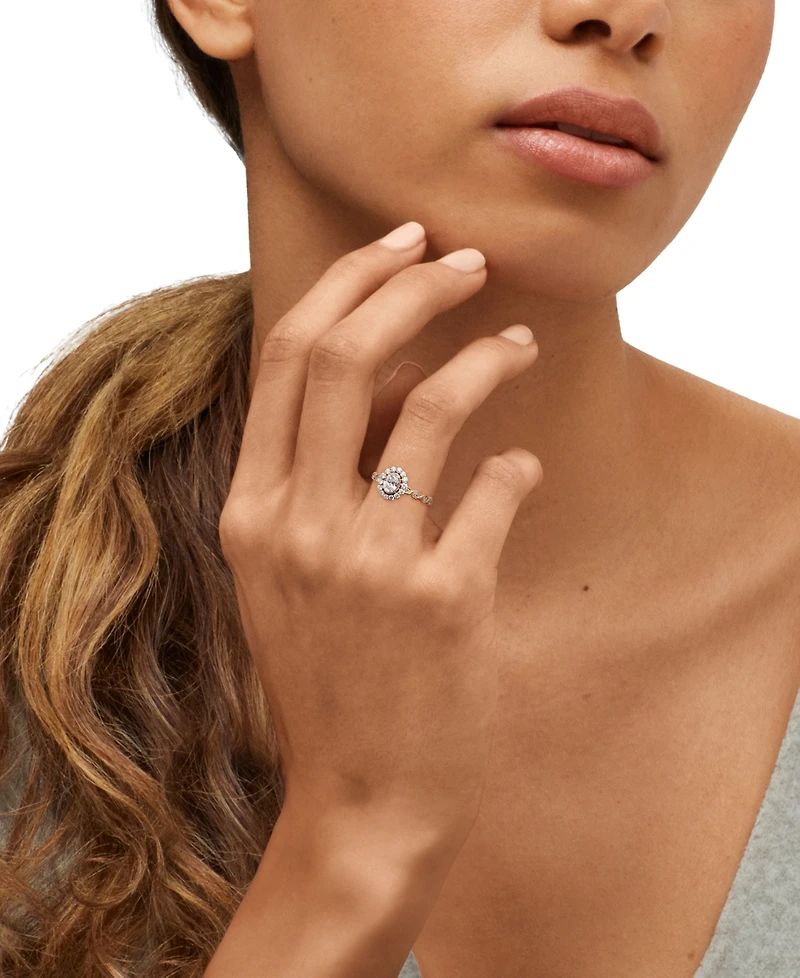 Macy's Diamond Engagement Ring (1 ct. t.w.) in 14k Yellow & White Gold