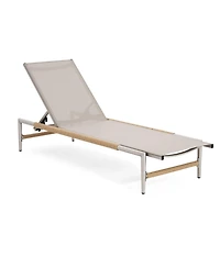 Mondawe Adjustable Patio Chaise Lounge with Aluminum Frame