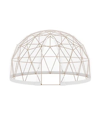 Aecojoy Outdoor Igloo Tent Dome for Winter, 12x12 Clear Bubble Tent for 4–7 People