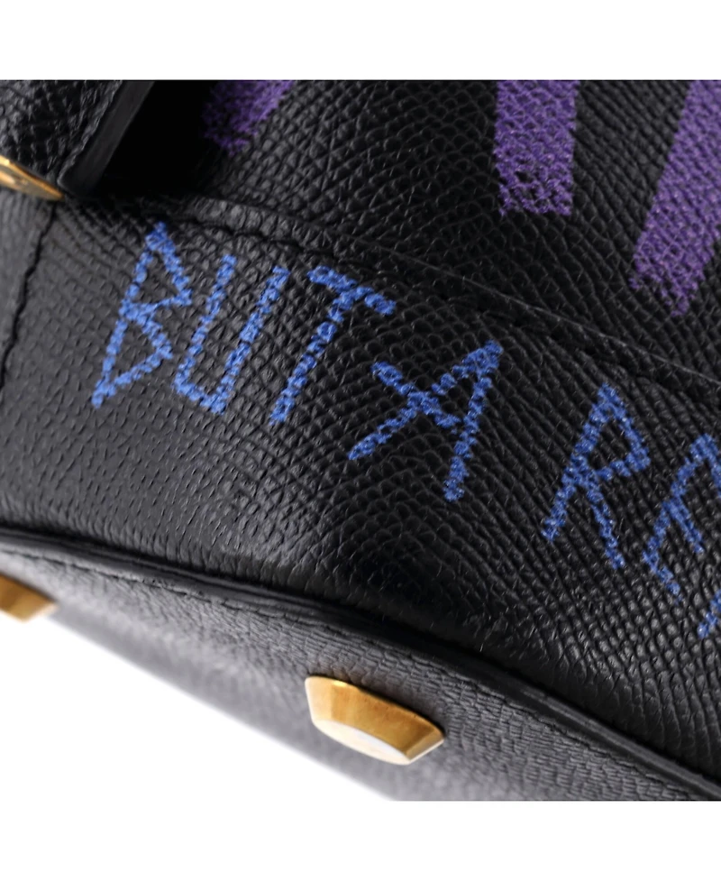 Pre-Owned Balenciaga Small Graffiti Ville Bag Leather