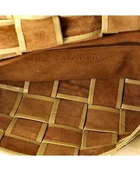 Pre-Owned Bottega Veneta Cassette Stretch Belt Bag Maxi Intrecciato Leather