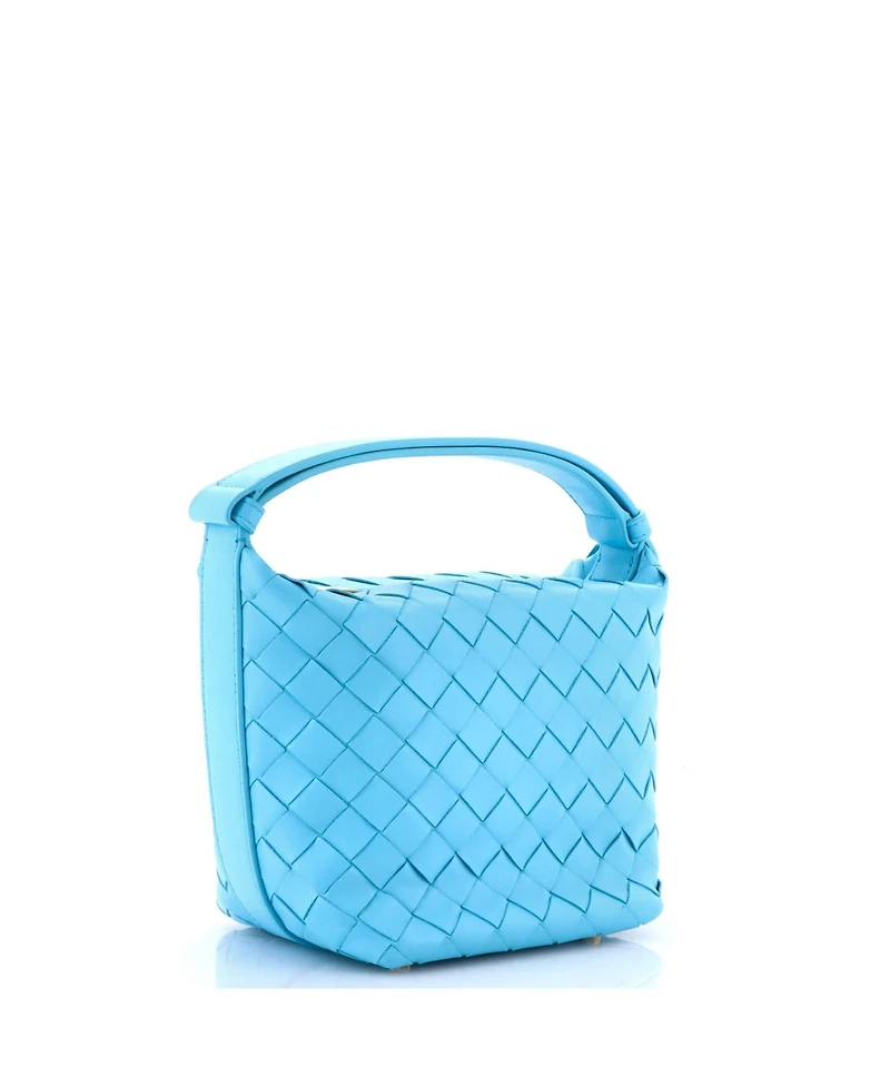 Pre-Owned Bottega Veneta Mini Wallace Shoulder Bag Intrecciato Nappa