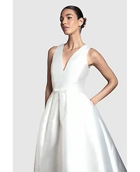 Coast Women's Midi Wedding Dress With Pockets