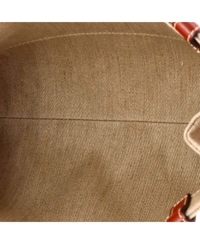 Pre-Owned Chloe Medium Woody Tote Canvas with Leather