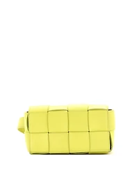 Pre-Owned Bottega Veneta Cassette Belt Bag Maxi Intrecciato Leather