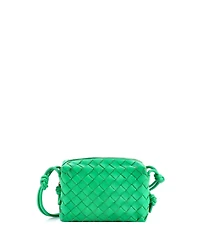 Pre-Owned Bottega Veneta Mini Loop Crossbody Bag Intrecciato Nappa