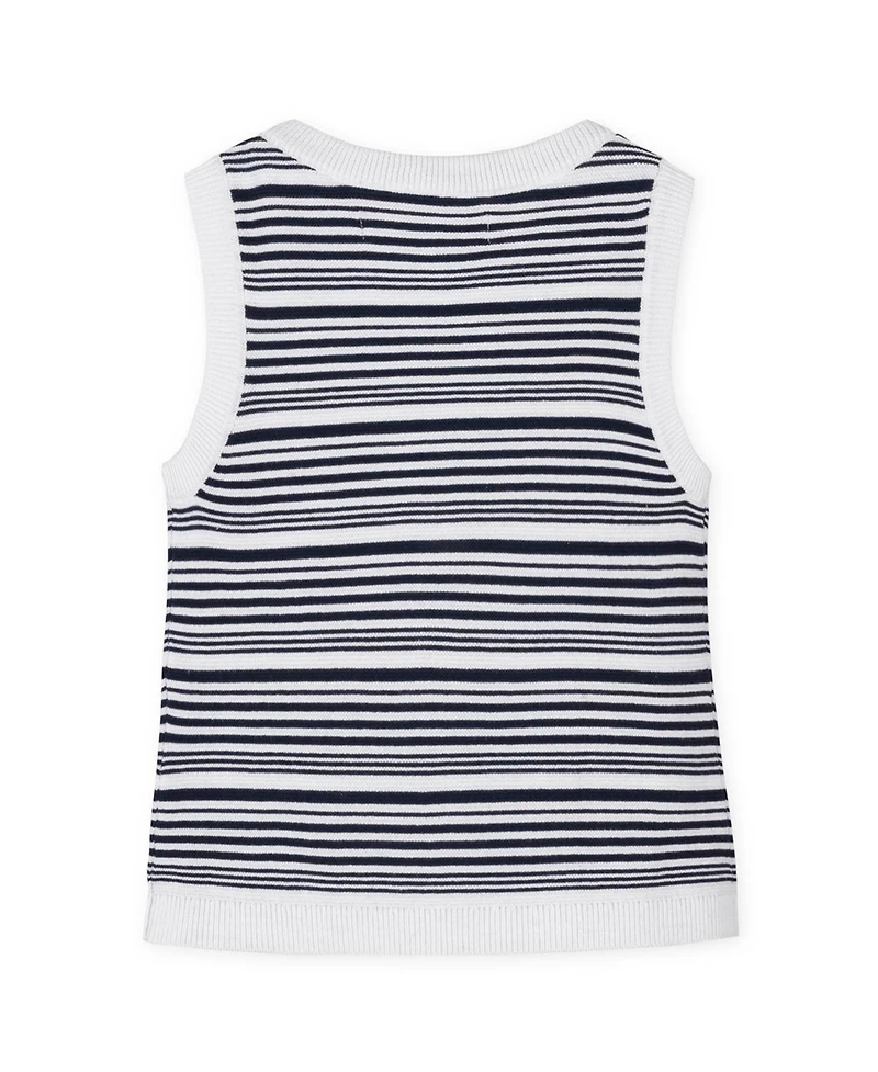 Hope & Henry Girls and Organic Sweater Tank