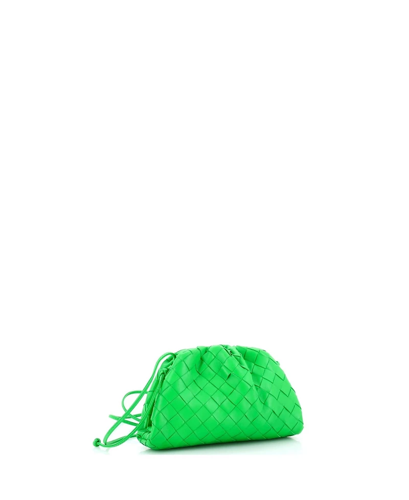 Pre-Owned Bottega Veneta Mini The Pouch Intrecciato Nappa