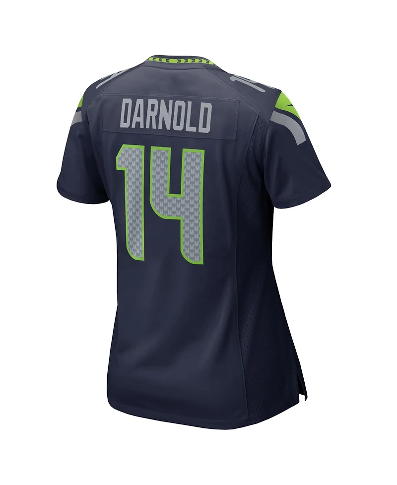 Nike Women's Sam Darnold College Navy Seattle Seahawks Super Bowl Lx Patch Game Jersey