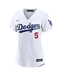Nike Women's Freddie Freeman White Los Angeles Dodgers Home Stadium Jersey