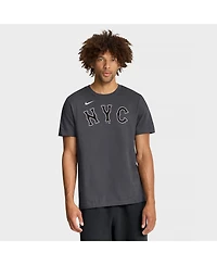 Nike Men's Anthracite New York Mets City Connect Large Logo T-Shirt