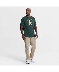 Nike Men's Green Athletics Authentic Collection Batting Practice Pre-Game Raglan Dri-fit T-Shirt