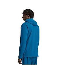 Adidas Men's Blue New York City Fc Tiro Travel Full-Zip Hooded Windbreaker Jacket