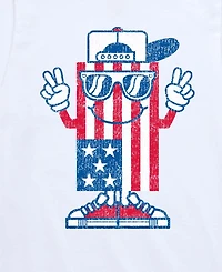 Instant Message Boys' 8-20 Flag Dude Short-Sleeve Graphic T-Shirt