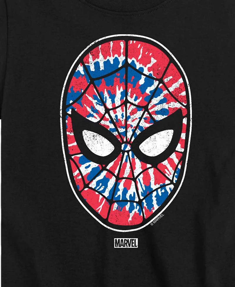 Marvel Boys' 8-20 Spiderman Flag Fill Short-Sleeve Graphic T-Shirt