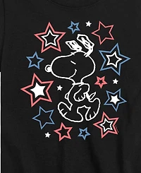 Peanuts Boys' Toddler 2T-5T Snoopy Stars Short-Sleeve Graphic T-Shirt
