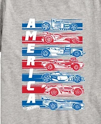 Hot Wheels Boys' Toddler 2T-5T America Cars Short-Sleeve Graphic T-Shirt