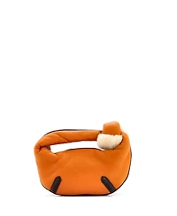 Pre-Owned Bottega Veneta Mini Aviator Jodie Hobo Leather with Shearling