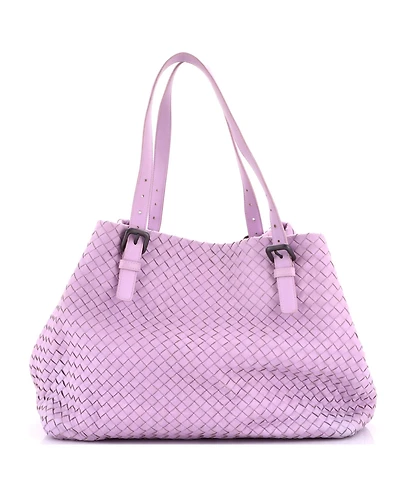 Pre-Owned Bottega Veneta Large A-Shape Tote Intrecciato Nappa