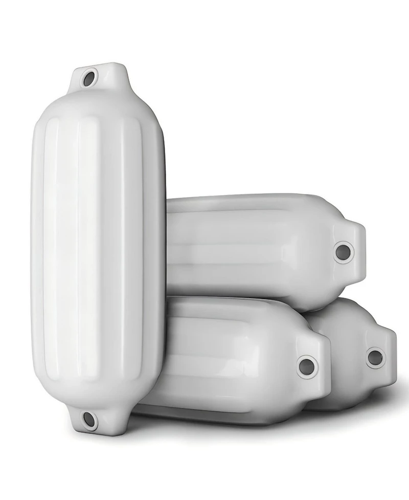 Hongge 4 Ribbed Marine 8.5" x 27" Boat Fender Vinyl Bumper
