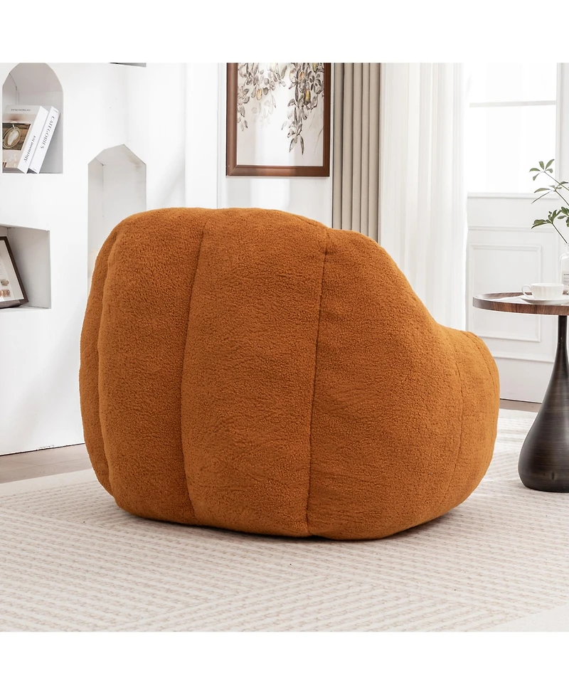 Clihome Bean Bag Sofa with Tufted Soft Stuffed Filling, Comfy Cozy Bean Bag Chairs