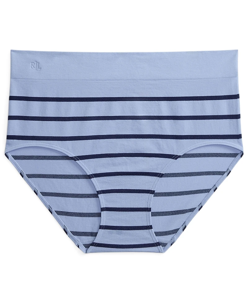 Lauren Ralph Women's Seamless Striped High-Rise Briefs