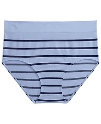 Lauren Ralph Women's Seamless Striped High-Rise Briefs