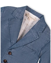 Hope & Henry Little Boys Classic Organic Chambray Suit Jacket