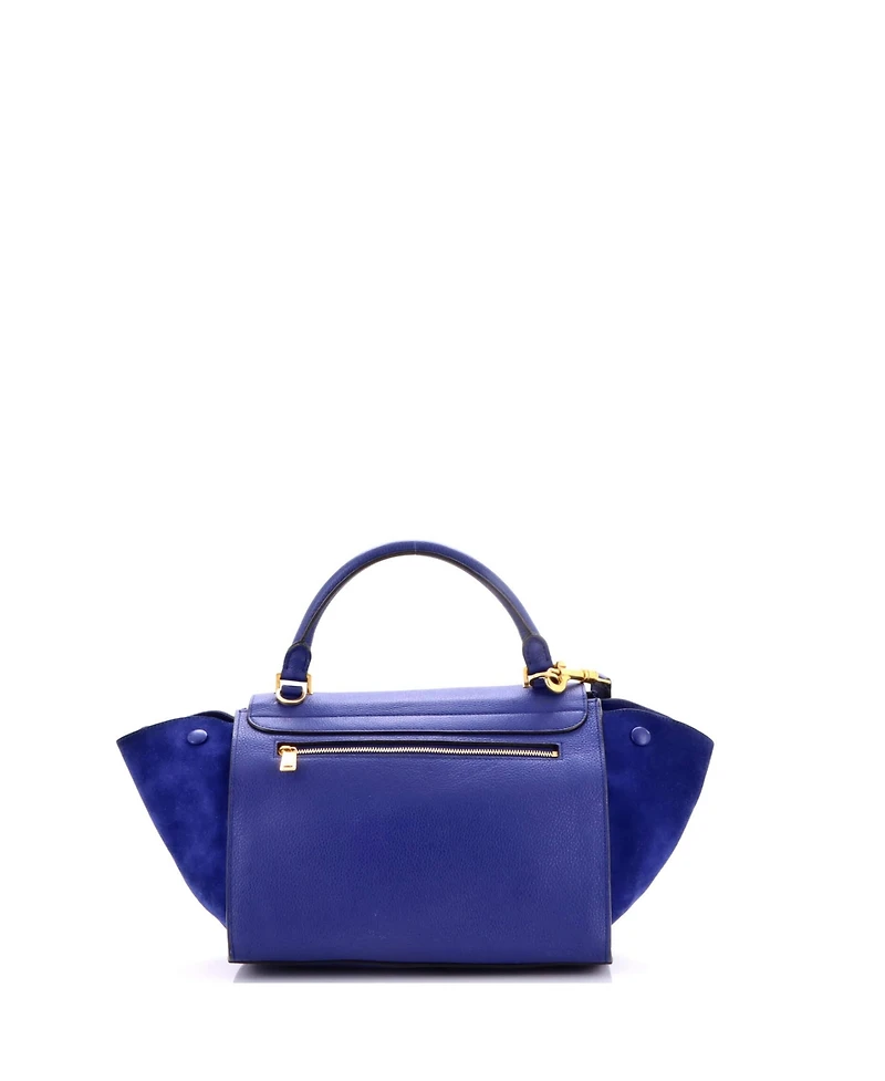 Pre-Owned Celine Small Trapeze Bag Leather
