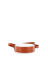 Pre-Owned Celine Plein Soleil Round Purse on Strap Canvas with Leather